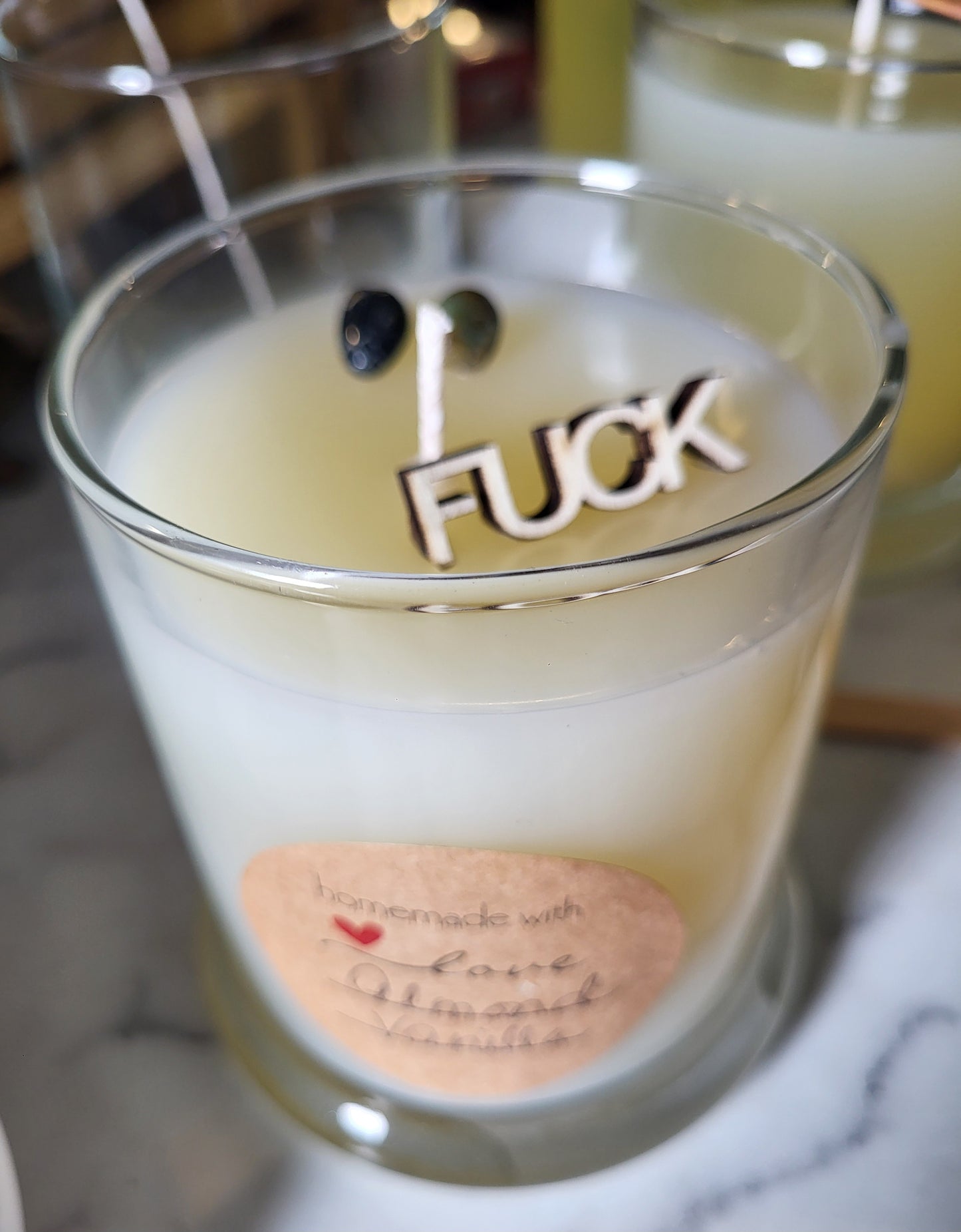 "My last fuck" Almond Vanilla 12oz